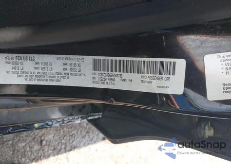 2016 Chrysler 200 Limited from USA, damaged, VIN 1C3CCCAB6GN166739